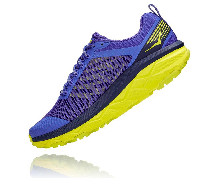 Hoka One One Trailove Tenisky Panske Modre/Zelene - Challenger ATR 5 - 48976-EGDI